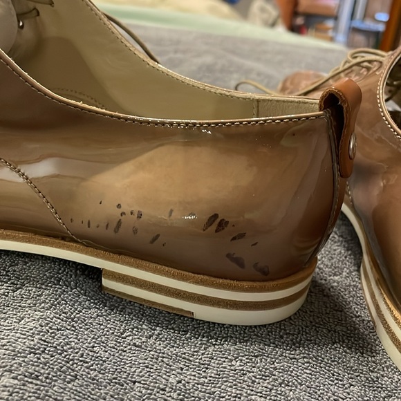 AGL Patent Leather Women’s Oxfords shoes, Bronze Size EUR 37.5 / US 7 - Picture 7 of 12